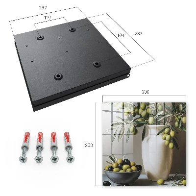Wall mounted key box Olive nature