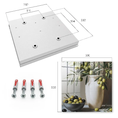 Wall mounted key box Olive nature