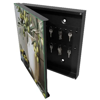 Wall mounted key box Olive nature