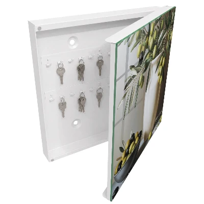 Wall mounted key box Olive nature
