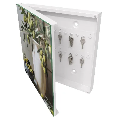 Wall mounted key box Olive nature