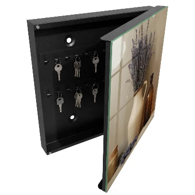 Key box for wall Lavender in a vase