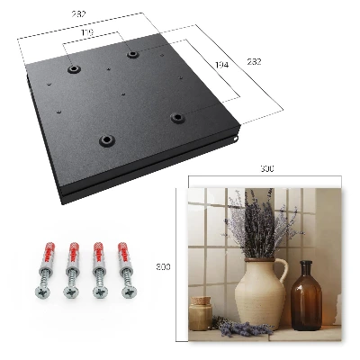Key box for wall Lavender in a vase
