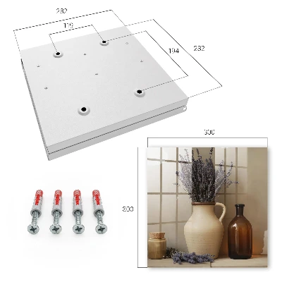 Key box for wall Lavender in a vase
