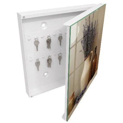 Key box for wall Lavender in a vase
