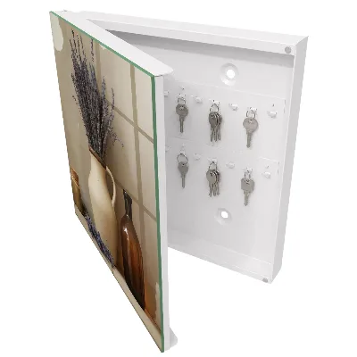 Key box for wall Lavender in a vase