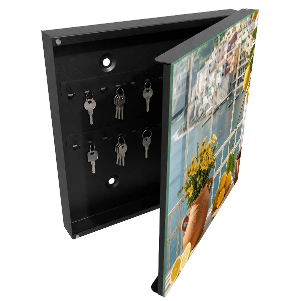 Wall mounted key box Holiday scenery