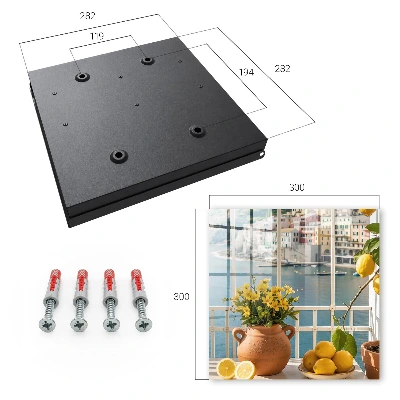 Wall mounted key box Holiday scenery