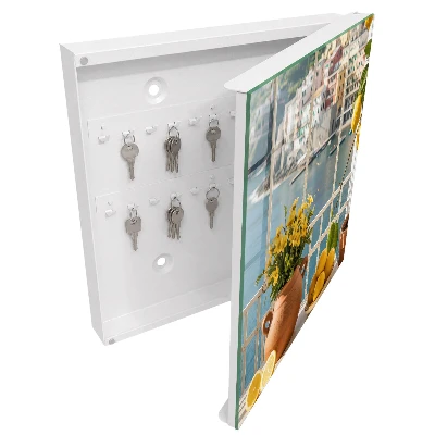 Wall mounted key box Holiday scenery
