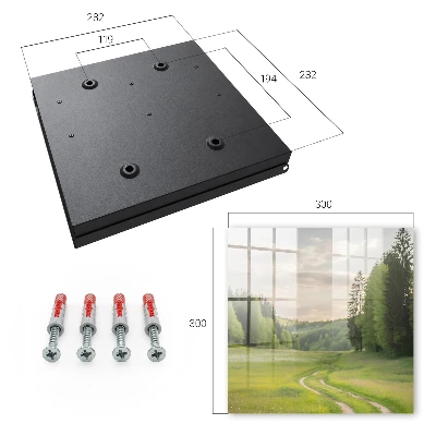 Key box for wall Idyllic landscape