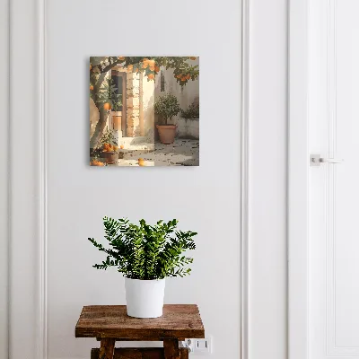 Wall mounted key box Orange garden