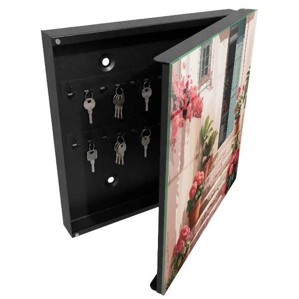 Key box for wall Flowers on stairs