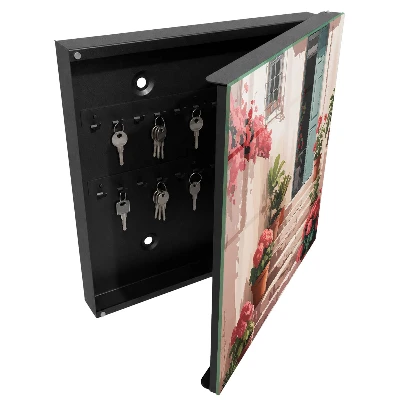Key box for wall Flowers on stairs