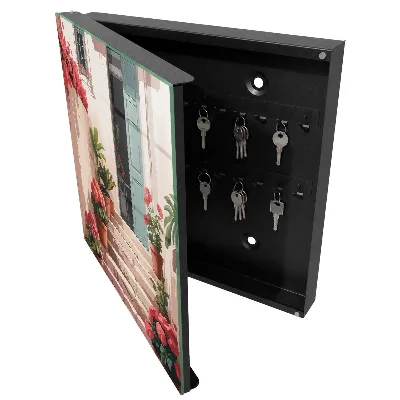 Key box for wall Flowers on stairs