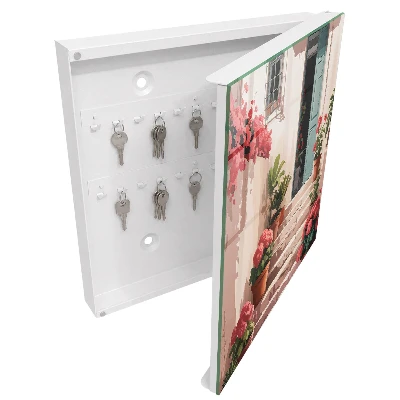 Key box for wall Flowers on stairs
