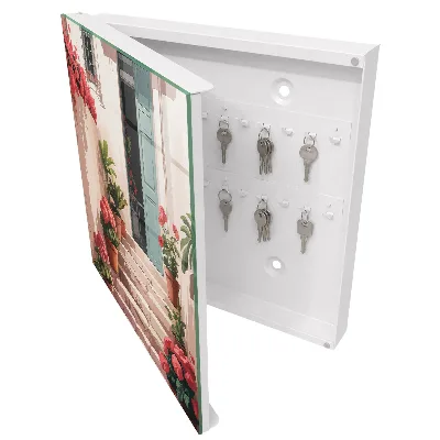 Key box for wall Flowers on stairs