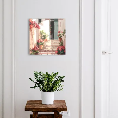 Key box for wall Flowers on stairs