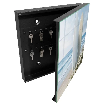 Wall mounted key box Beach relaxation