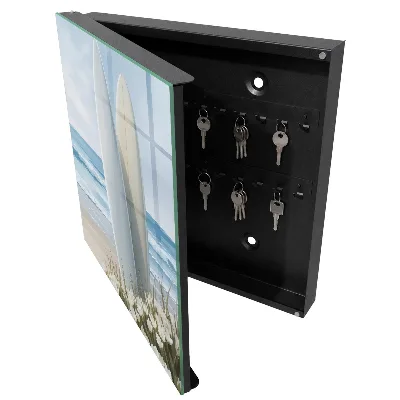 Wall mounted key box Beach relaxation