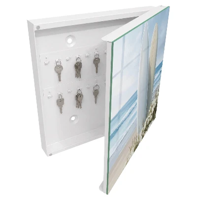 Wall mounted key box Beach relaxation