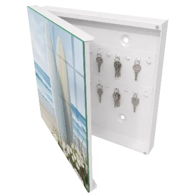 Wall mounted key box Beach relaxation