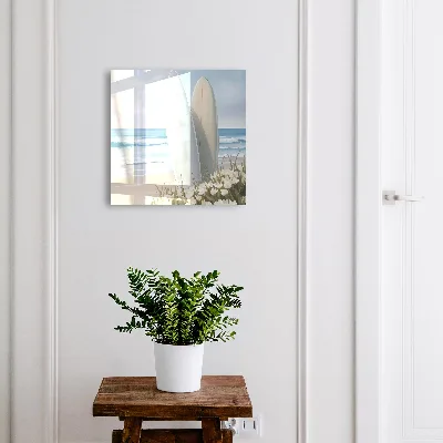 Wall mounted key box Beach relaxation