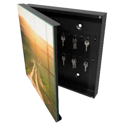 Key cabinet Picturesque landscape