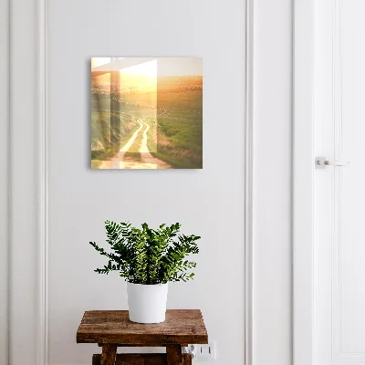 Key cabinet Picturesque landscape