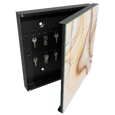 Key box for wall Beige waves