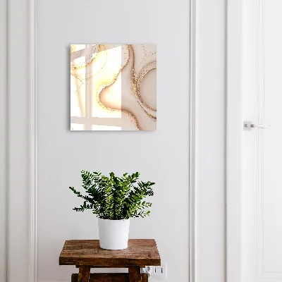 Key box for wall Beige waves