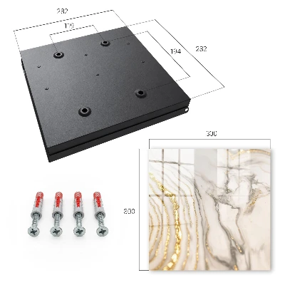 Key cabinet Marble veins