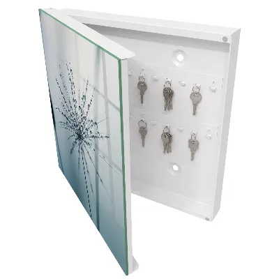 Key cabinet Dandelion and water drops
