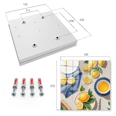 Key cabinet Lemon table