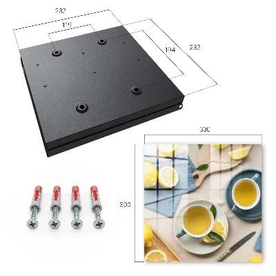 Key box for wall Lemon morning