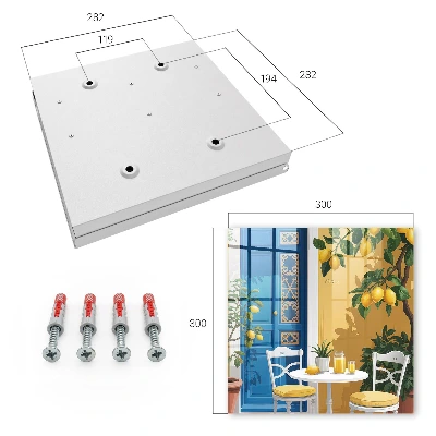 Wall mounted key box Summer garden