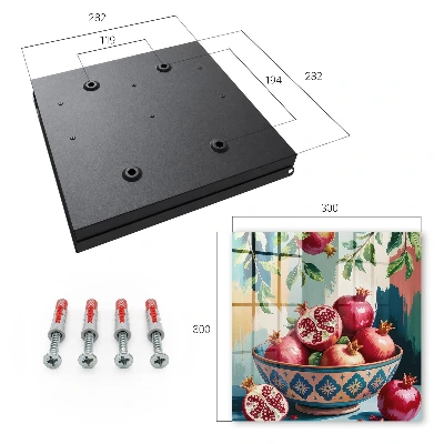 Key box for wall Fruit motif