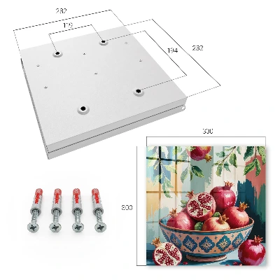 Key box for wall Fruit motif