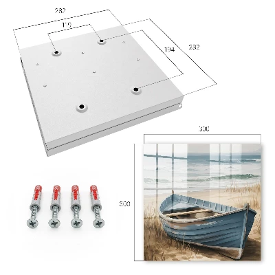 Key box for wall Beach boat