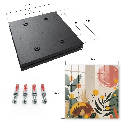 Wall mounted key box Colorful energy