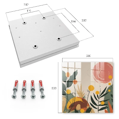 Wall mounted key box Colorful energy