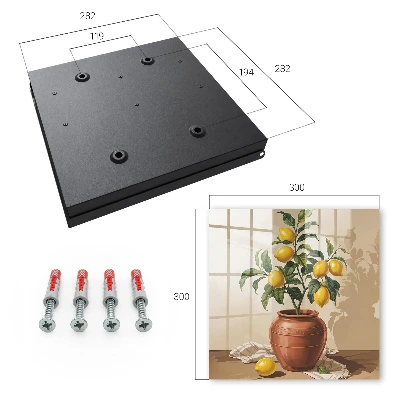 Key box for wall Lemon tree