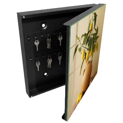 Wall mounted key box Lemons in a pitcher