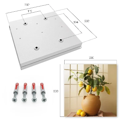 Wall mounted key box Lemons in a pitcher