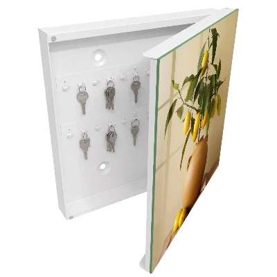 Wall mounted key box Lemons in a pitcher