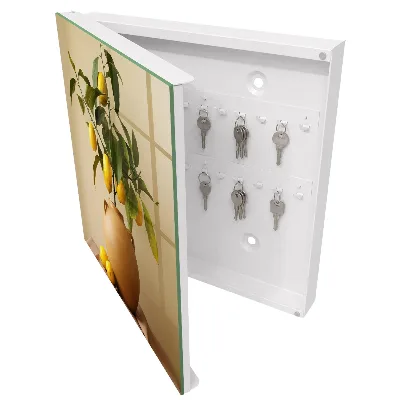 Wall mounted key box Lemons in a pitcher