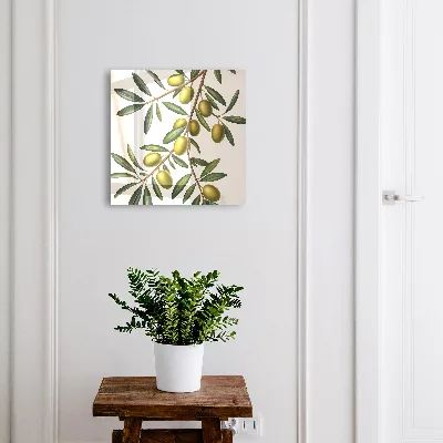 Key cabinet Olives on a branch