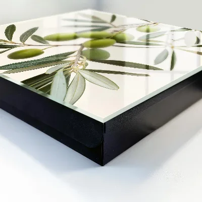 Key box for wall Branch with olives