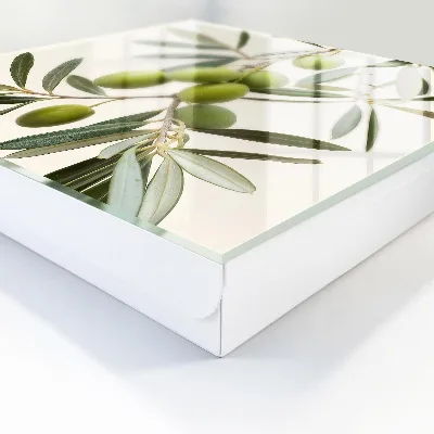 Key box for wall Branch with olives