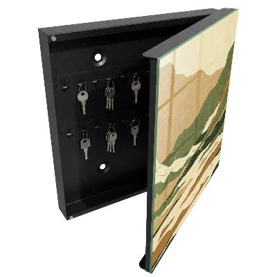 Key box for wall Mountain peace