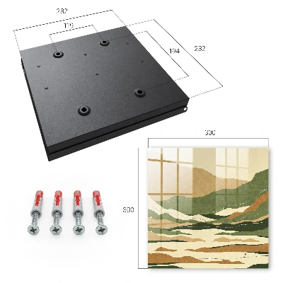 Key box for wall Mountain peace